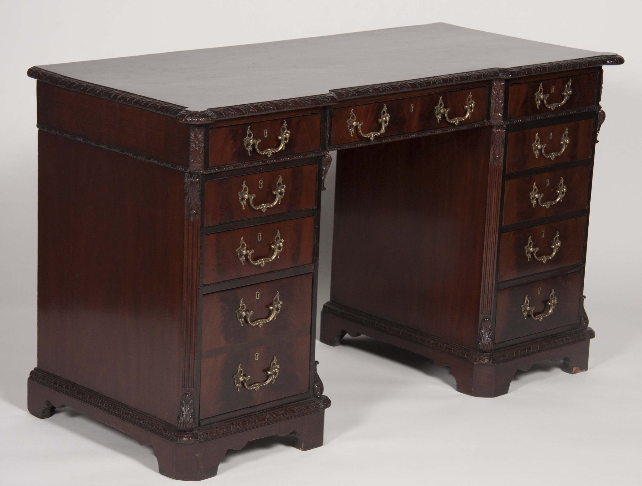 Mahogany Kneehole Desk