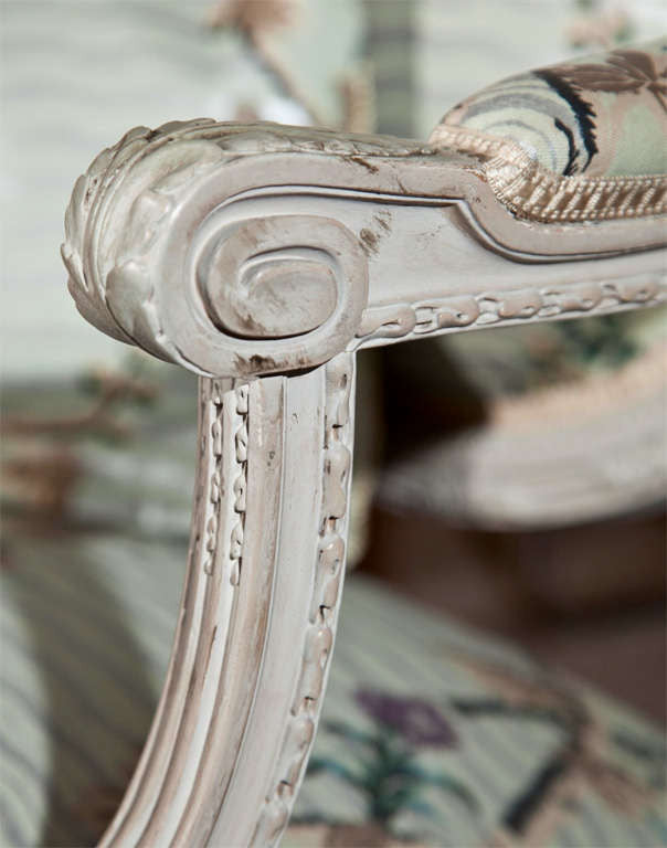 Pair of Open Arm Bergeres