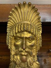 Pair 19th Century French Neoclassical Gilt Bronze Wall Sconces