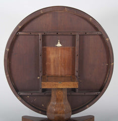 William IV Burr Ash & Brown Oak Center Table