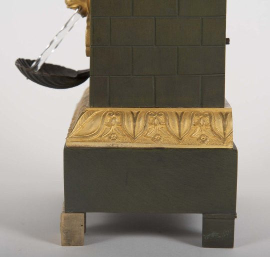 A French Gilt Bronze Mantle Clock