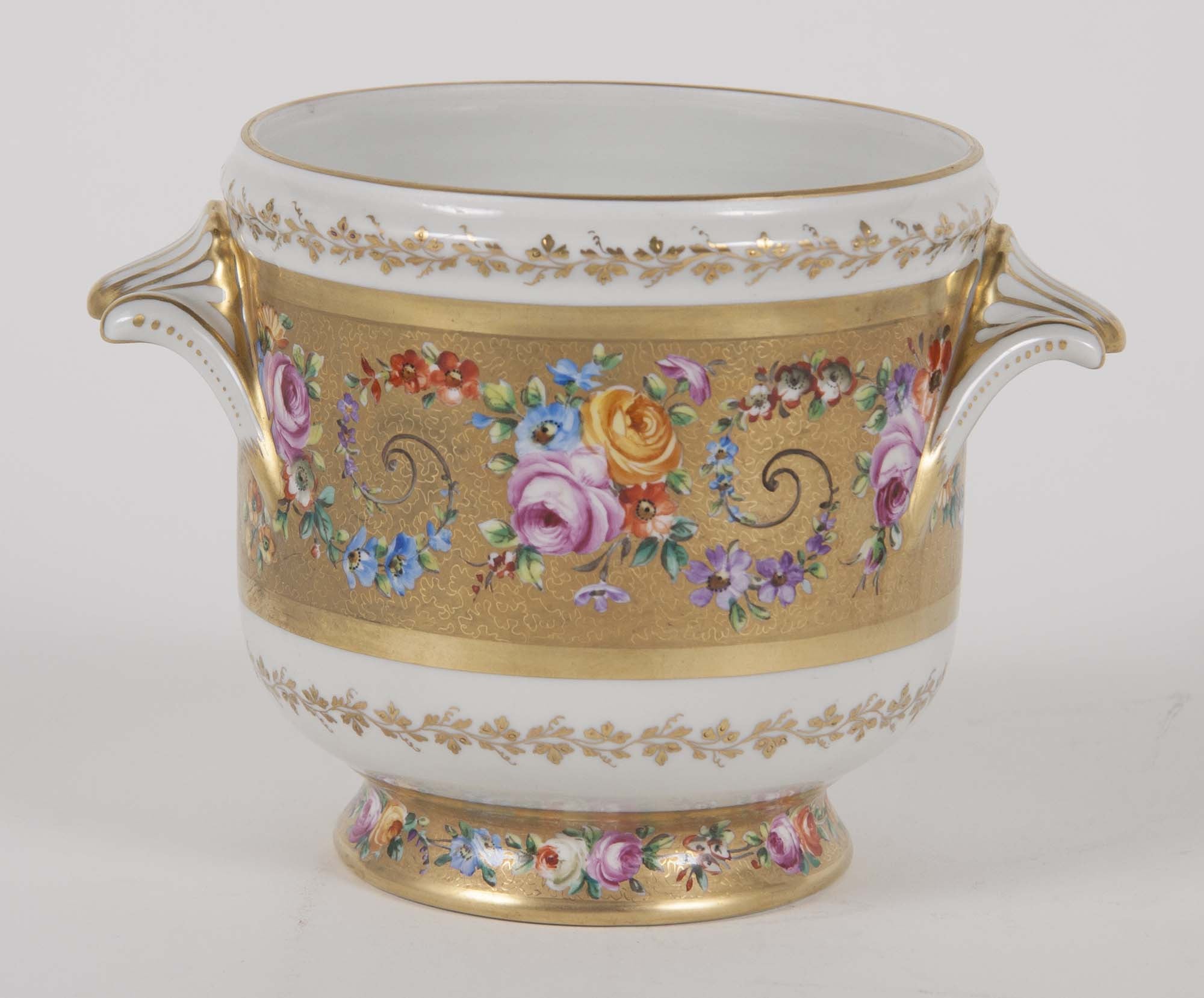 French Ceramic Cachepot by Le Tallec