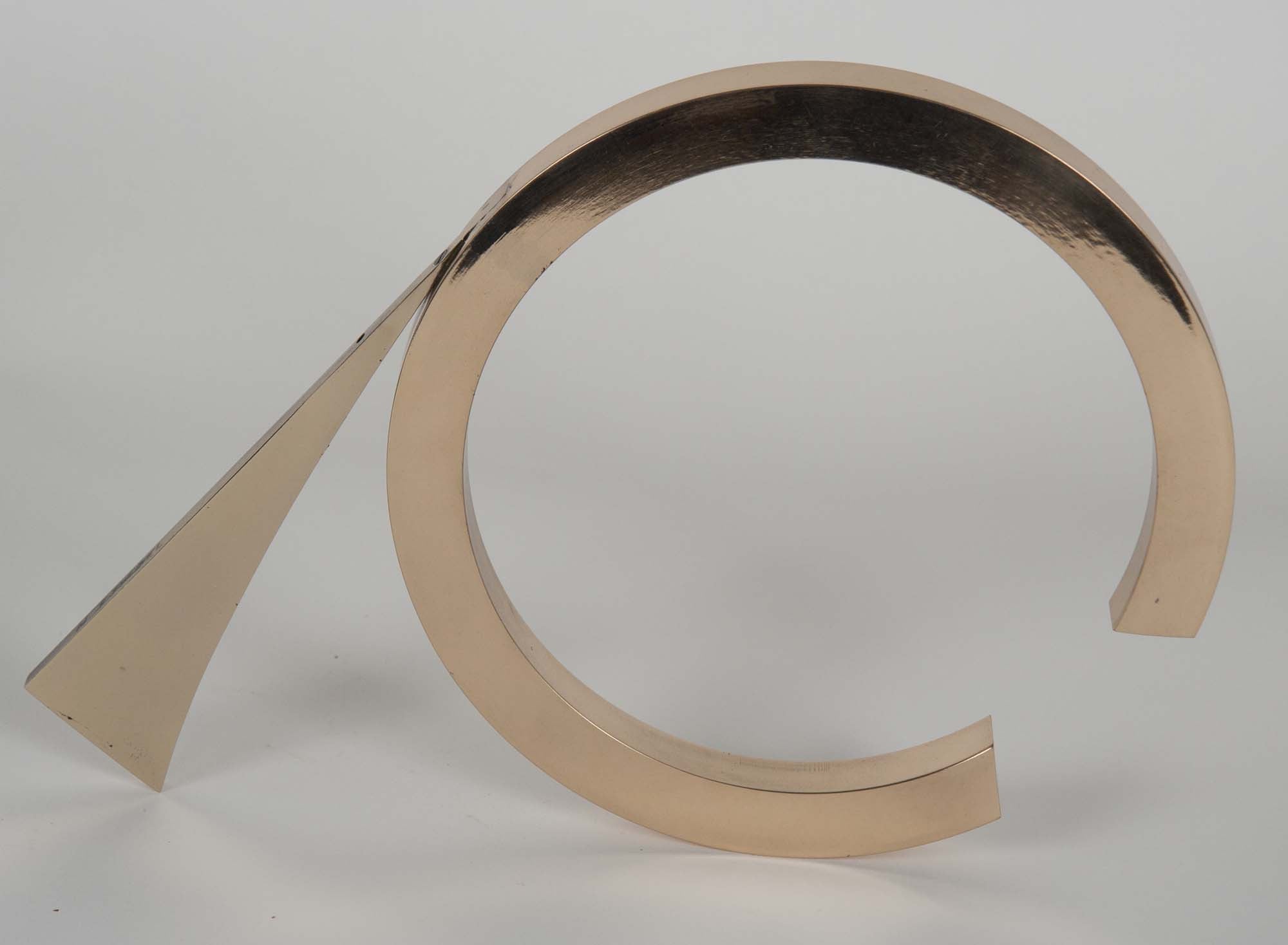 Bronze Abstract Sculpture by Hanna Stiebel
