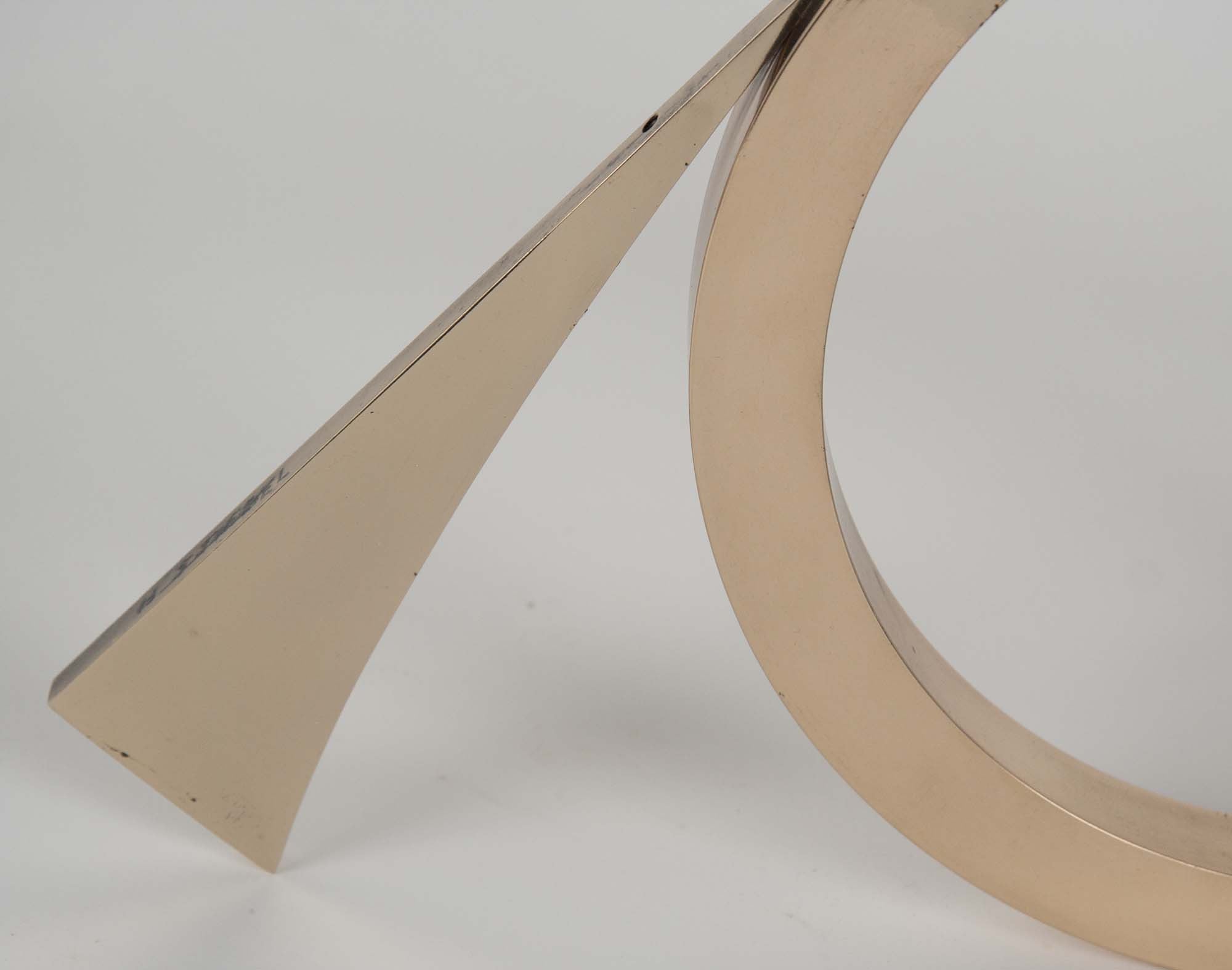 Bronze Abstract Sculpture by Hanna Stiebel