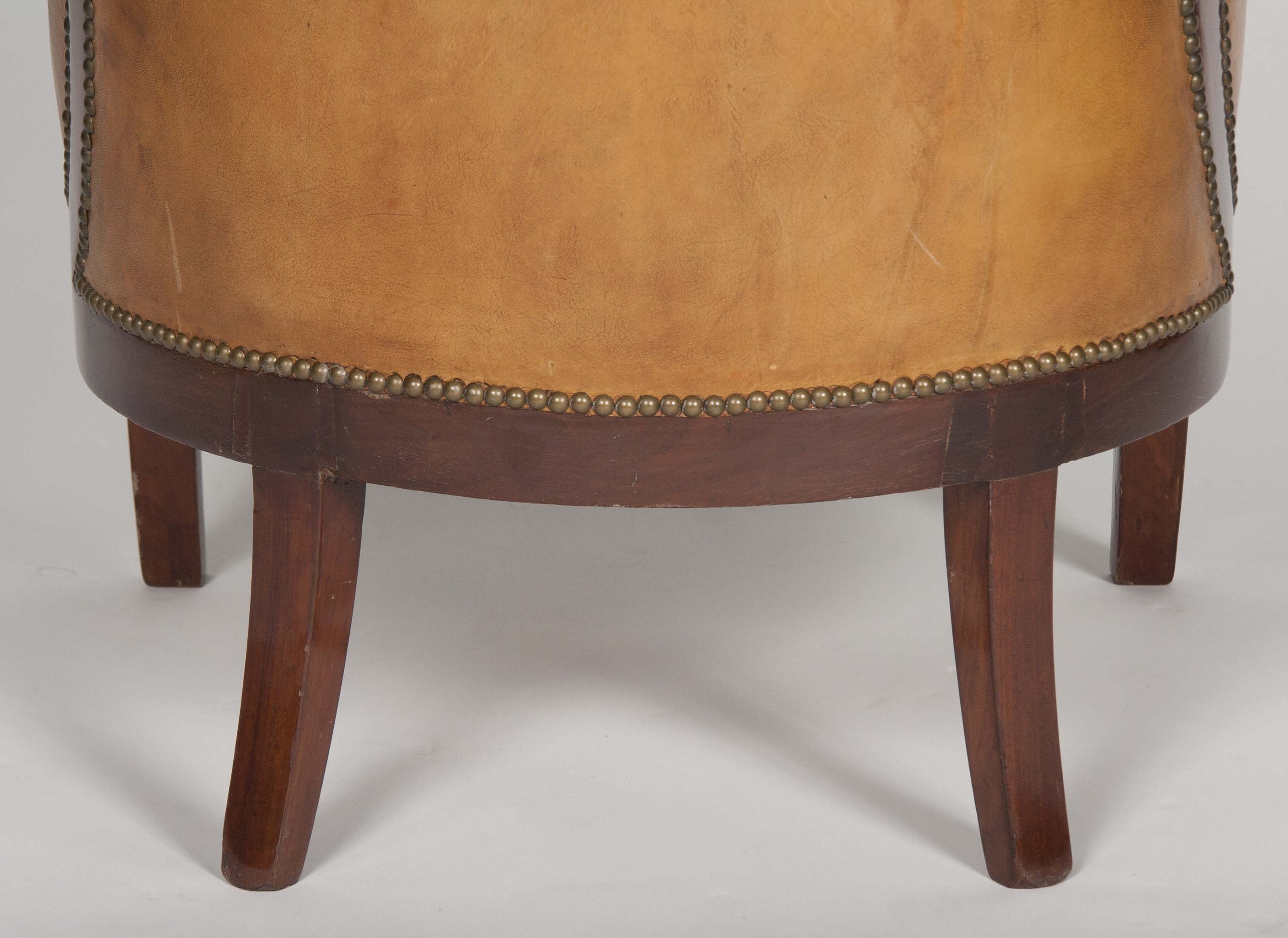 Matched Pair of Mahogany Louis Philippe Bergères
