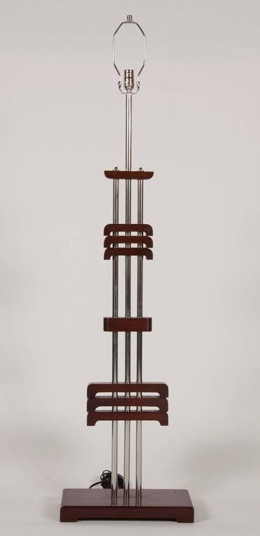 Pair of Art Deco Floor Lamps in the Manner of Donald Deskey