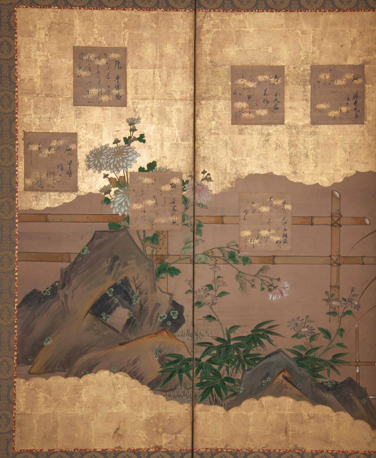Beautiful Japanese Six-Panel Screen