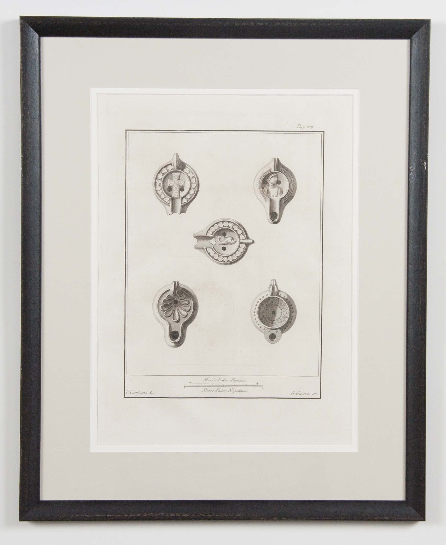 18th Century Italian Etchings of Antiquities