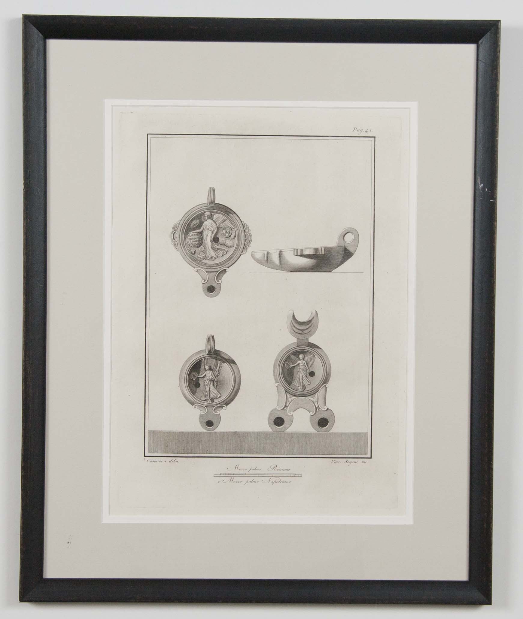 18th Century Italian Etchings of Antiquities