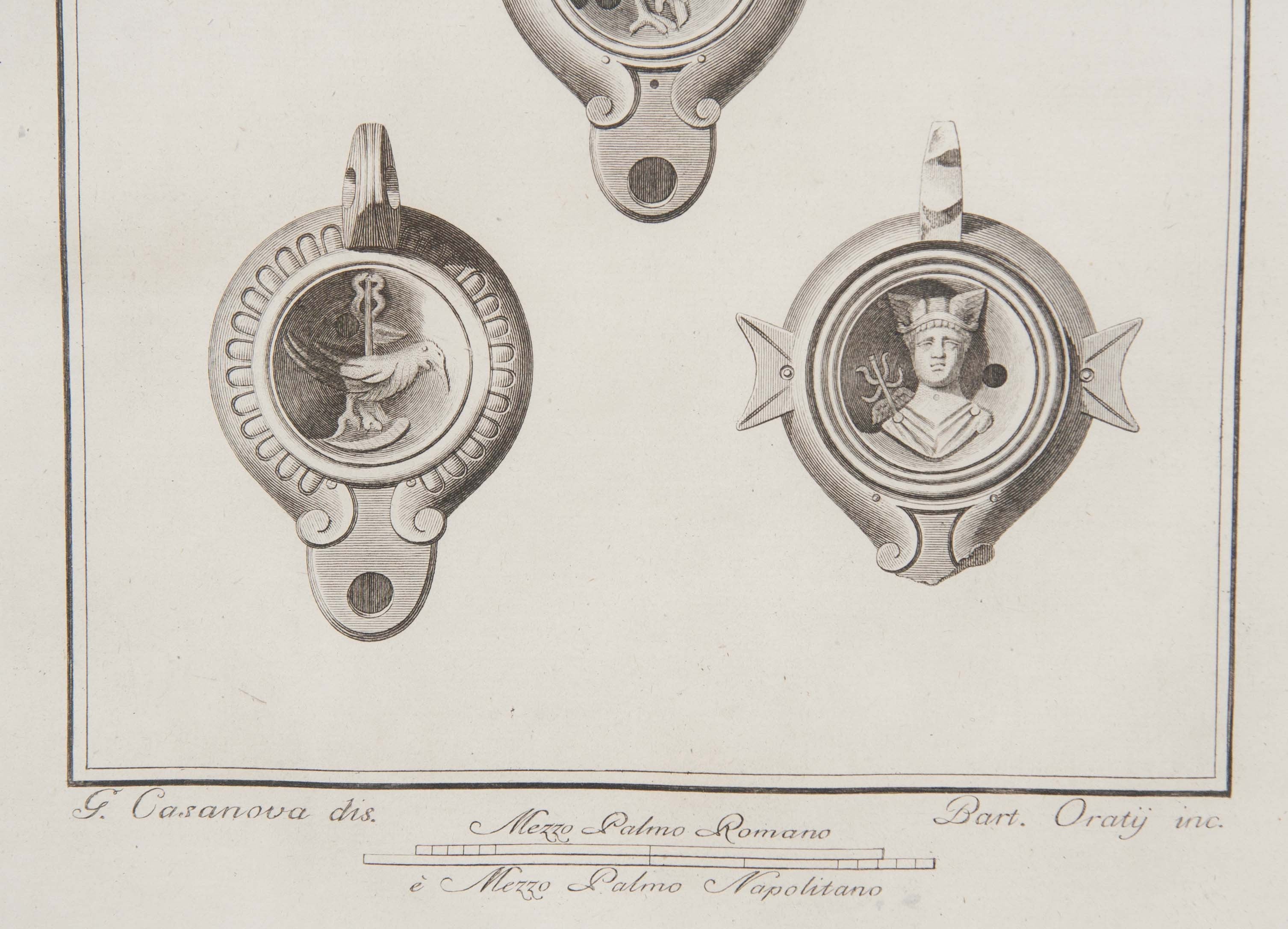 18th Century Italian Etchings of Antiquities