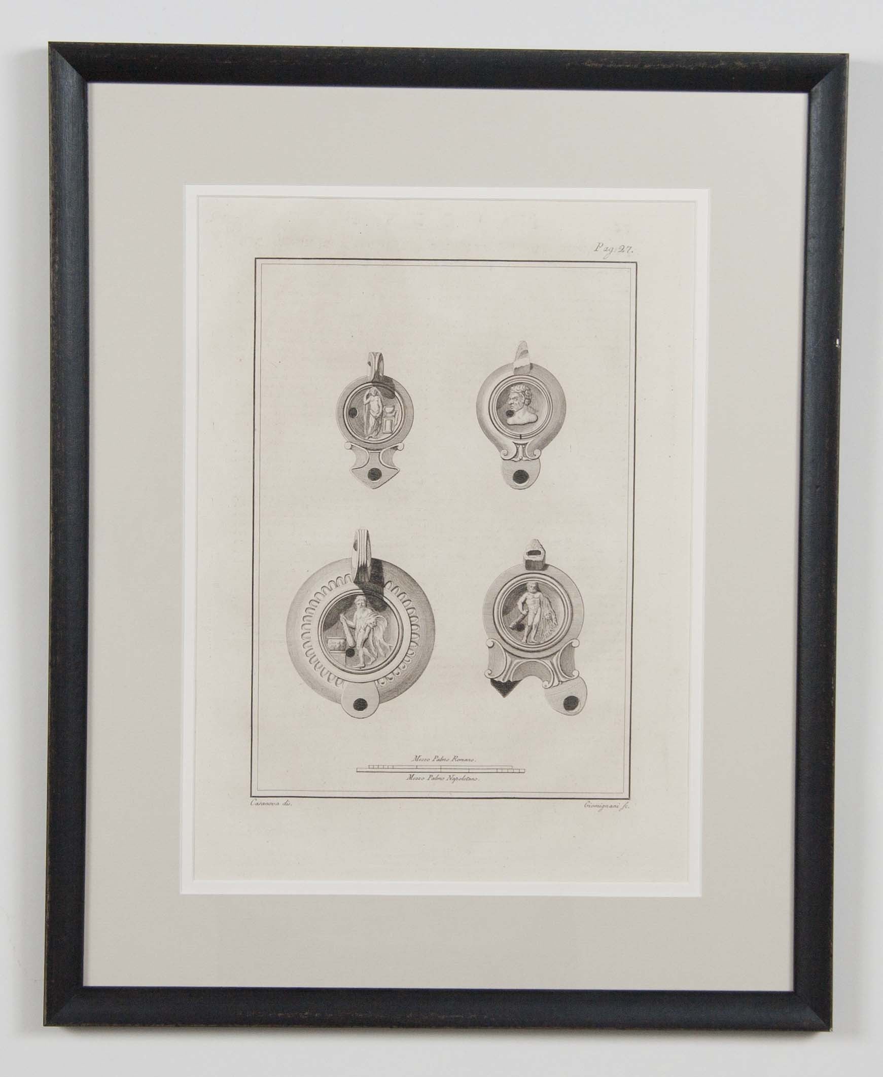 18th Century Italian Etchings of Antiquities