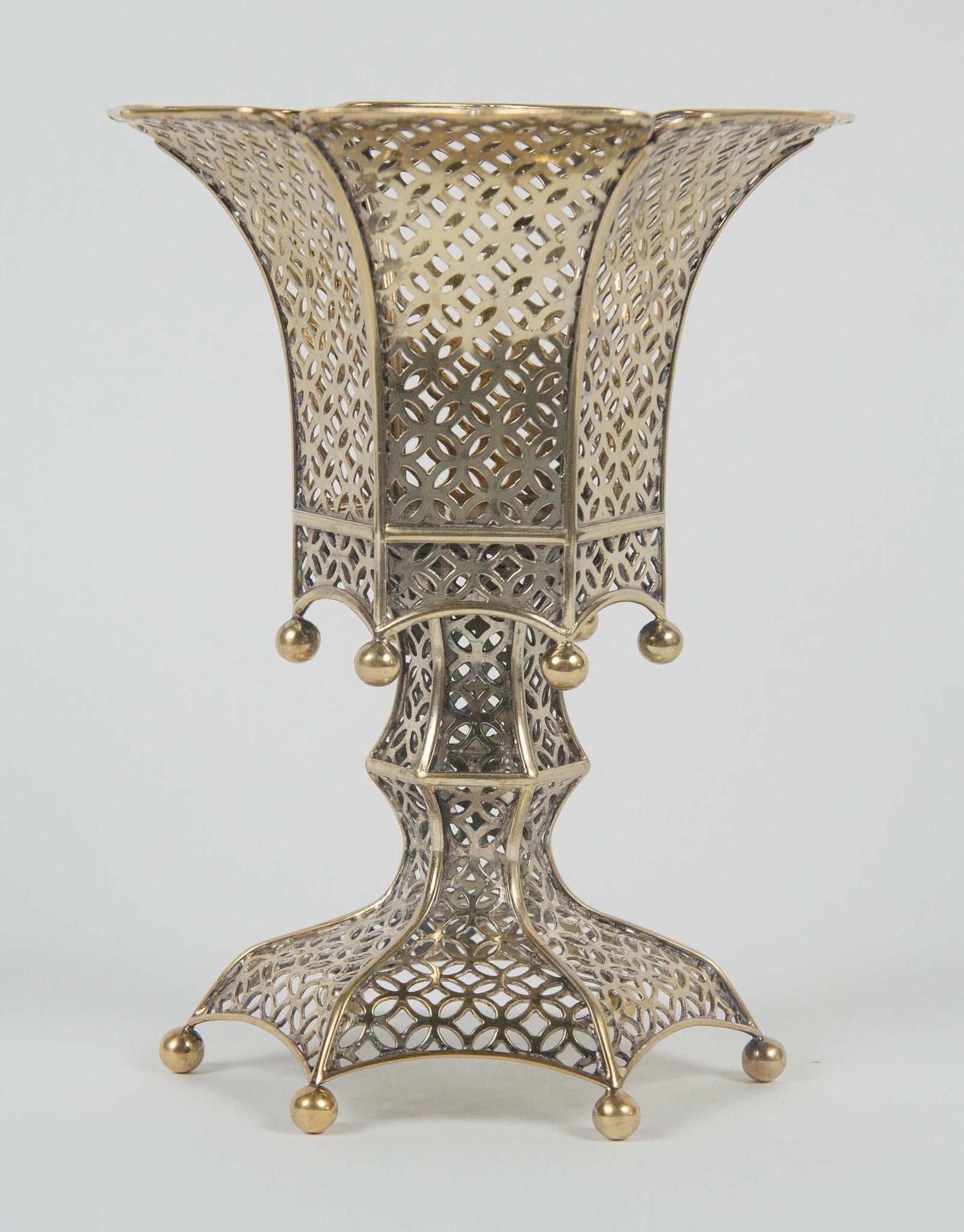 Tiffany Sterling with Gold Wash Compote