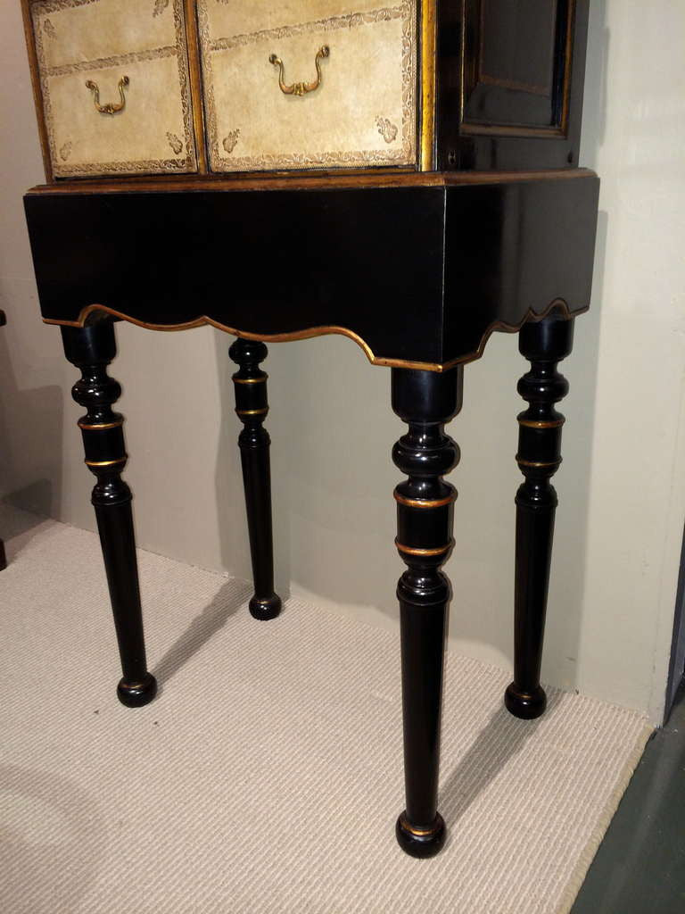 Black Lacquer Cartonnier