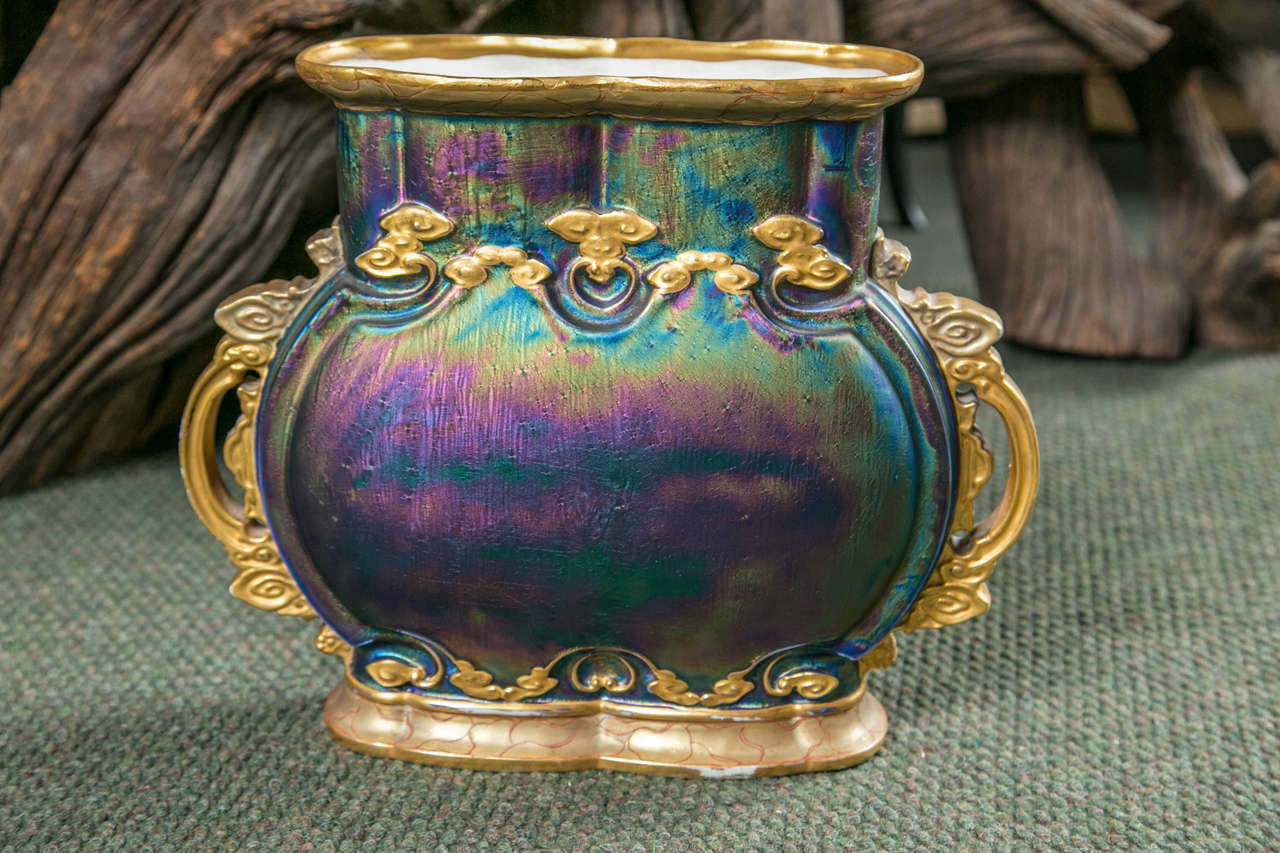 Pair Austrian Art Nouveau Vases