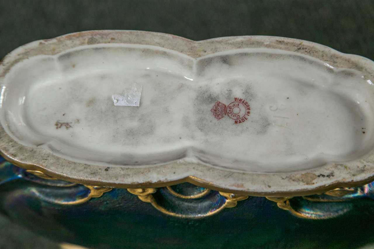Pair Austrian Art Nouveau Vases