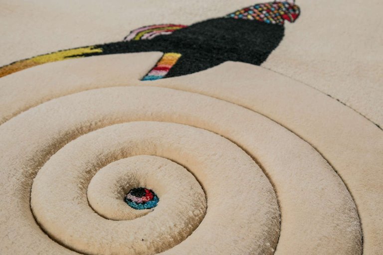 Burt Groedel Designed Tapestry or Rug for Edward Fields
