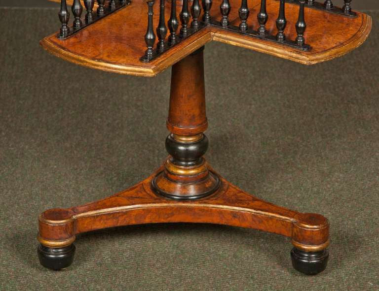 Walnut Book Table