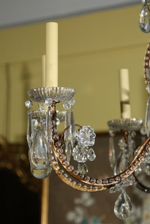 Beaded Crystal Chandelier