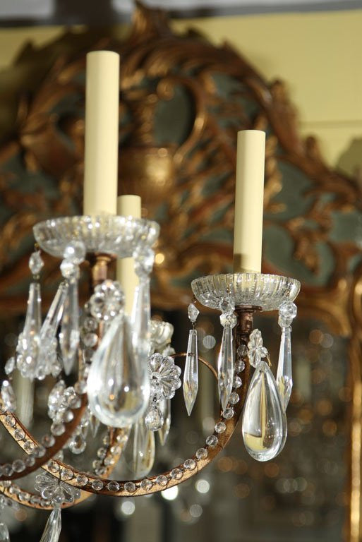 Beaded Crystal Chandelier