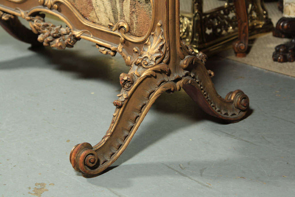 French Rococo Style Fire Screen