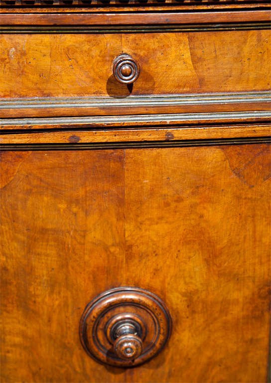 English Burlwood Cabinets