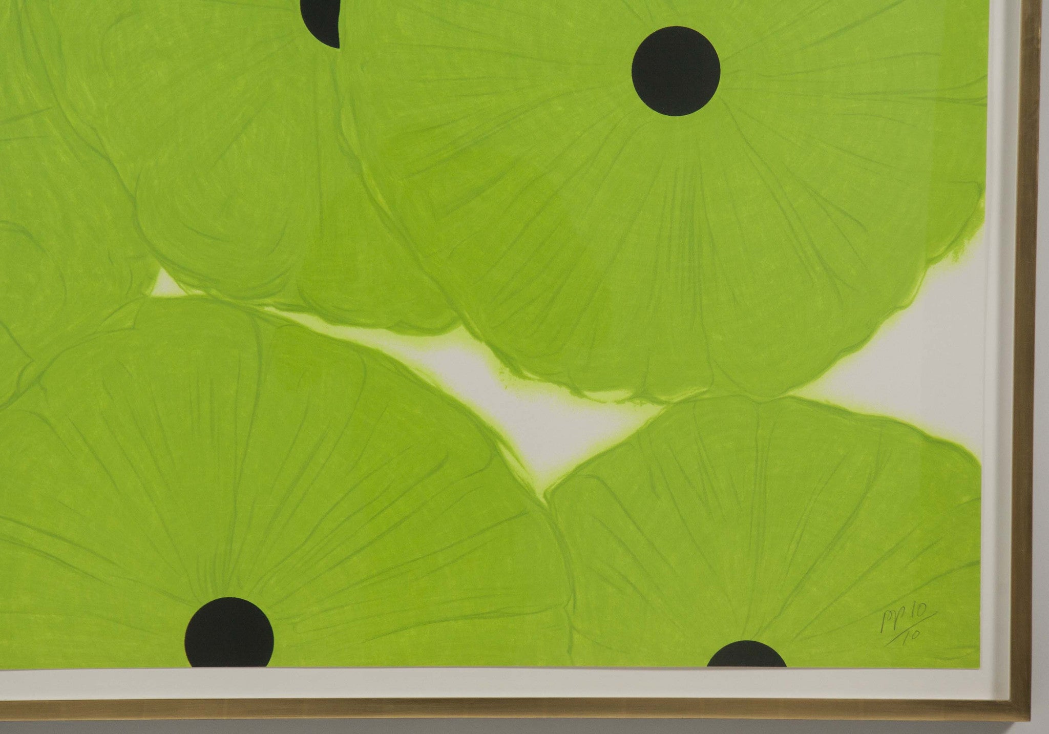 "Ten Greens" Silkscreen by Donald Sultan