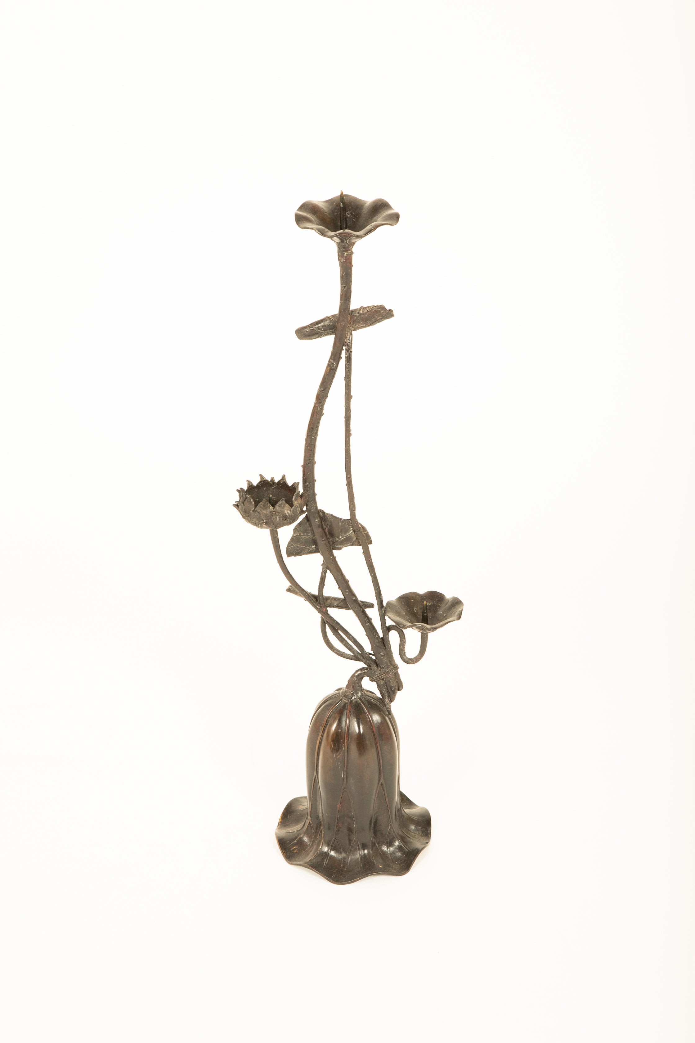 Sold 3/4/22. A Pair of Japanese Meji/Taisho period Candlestick