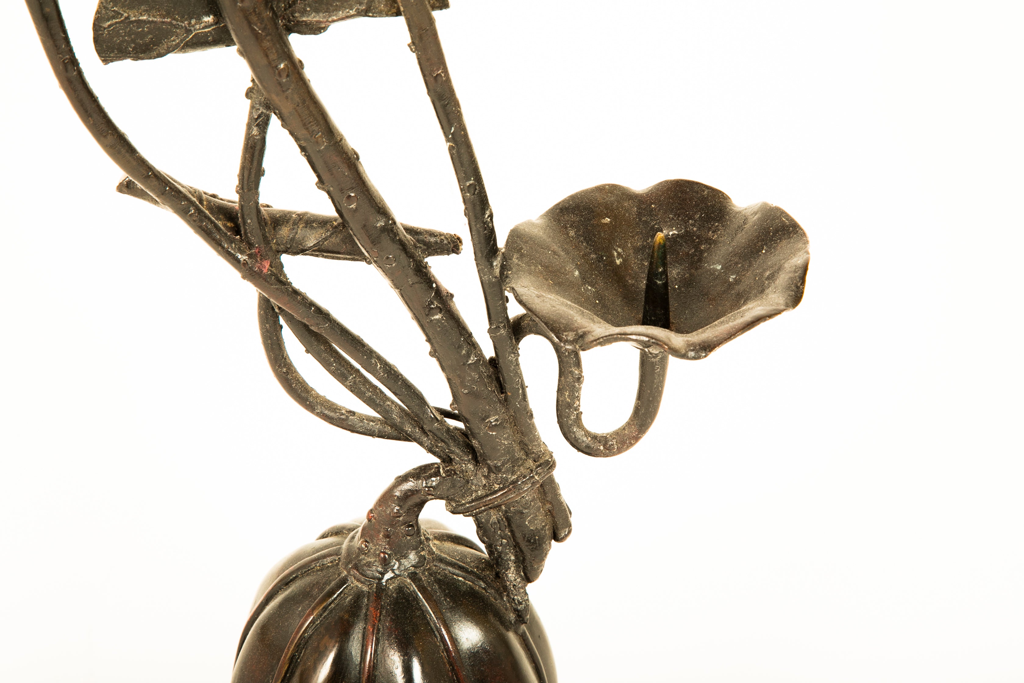 Sold 3/4/22. A Pair of Japanese Meji/Taisho period Candlestick