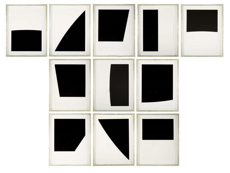 Ellsworth Kelly Mallarme Suite of 11 Lithographs