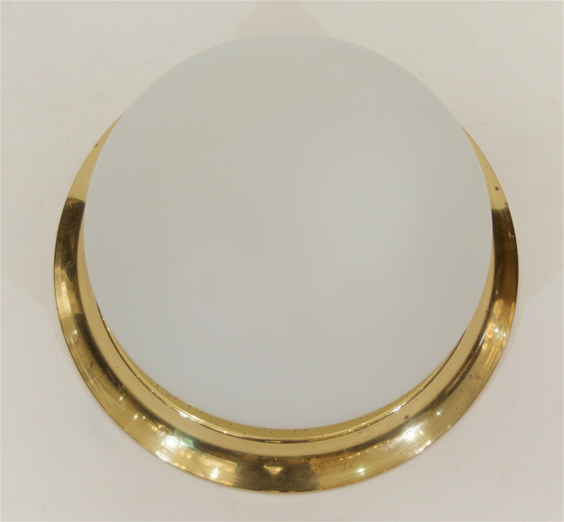 Opal Glass & Brass Flush Mount by RZB Leuchten