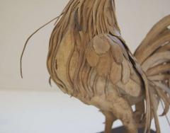 Pair of Tole Roosters with Gilt Detail