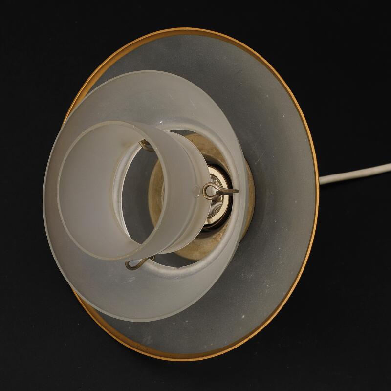 A PH 2-2 Frosted Glass hanging light by Poul Henningsen