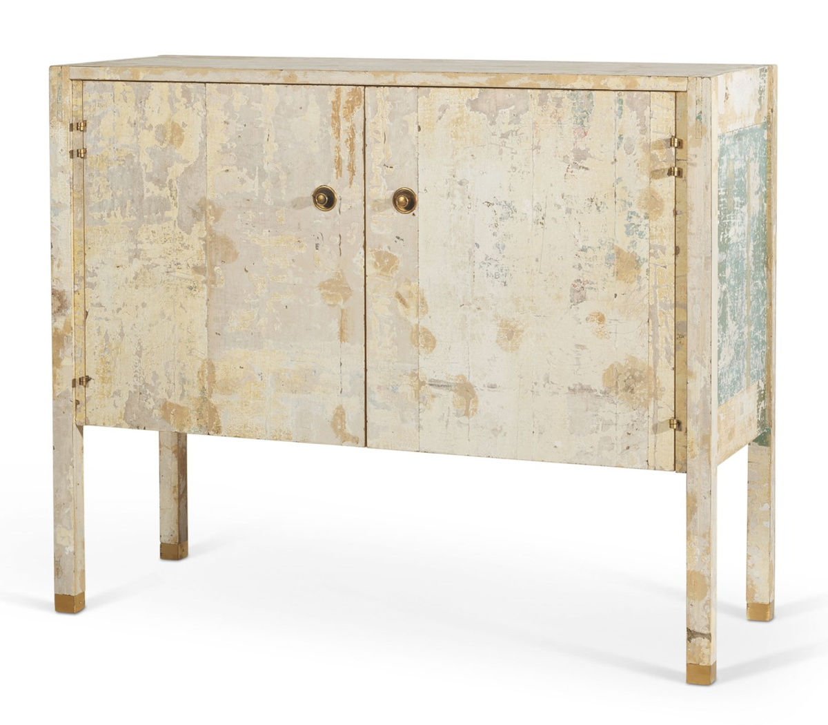 A Unique Louis Cane Painted Oak Cabinet.