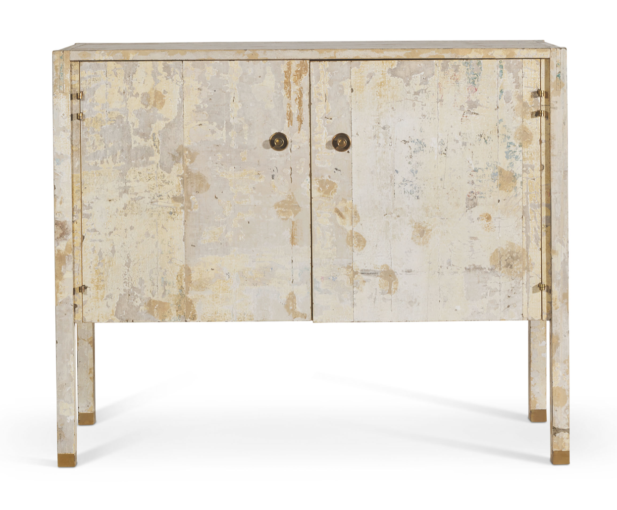 A Unique Louis Cane Painted Oak Cabinet.