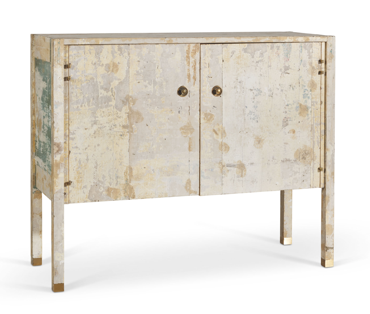 A Unique Louis Cane Painted Oak Cabinet.