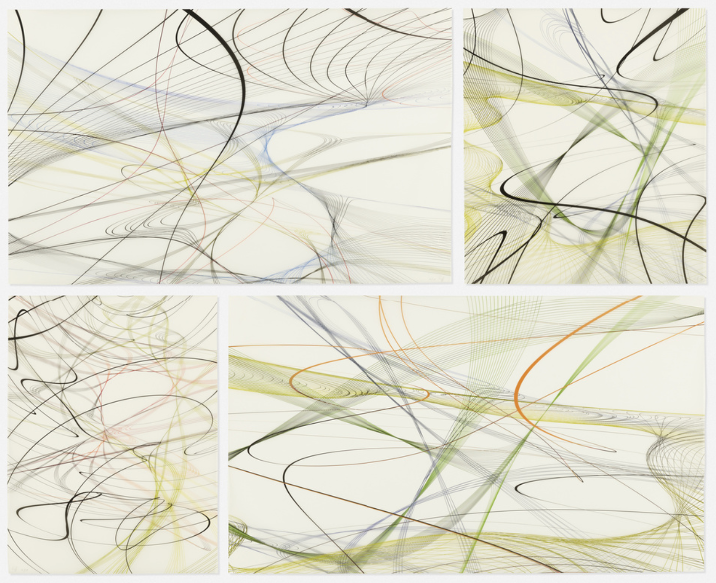 Thomas Ruff, "Zycles (Four Works) 2009.