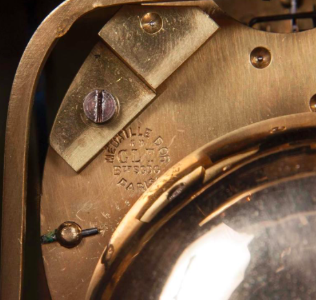 Handsome French Industrial Clock and garniture