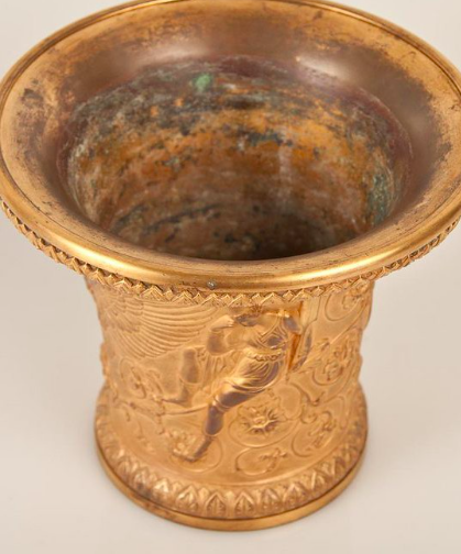 French Bronze D'ore Vase
