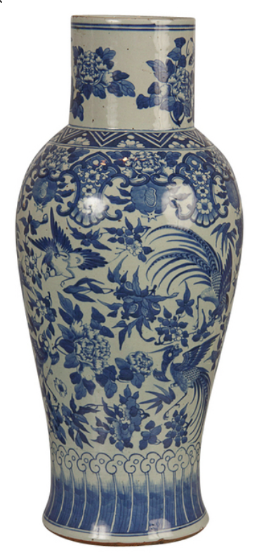 Chinese Blue and White Porcelain Vase