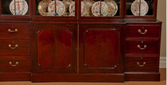 Early 19th Century English Mahogany Breakfront