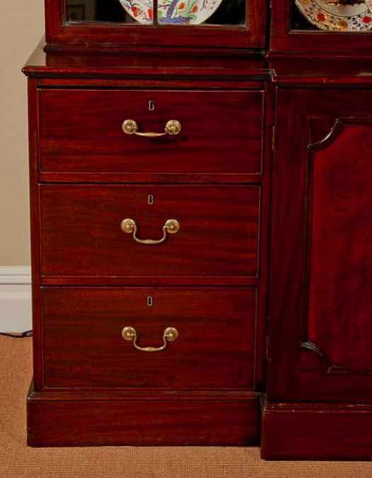 Early 19th Century English Mahogany Breakfront
