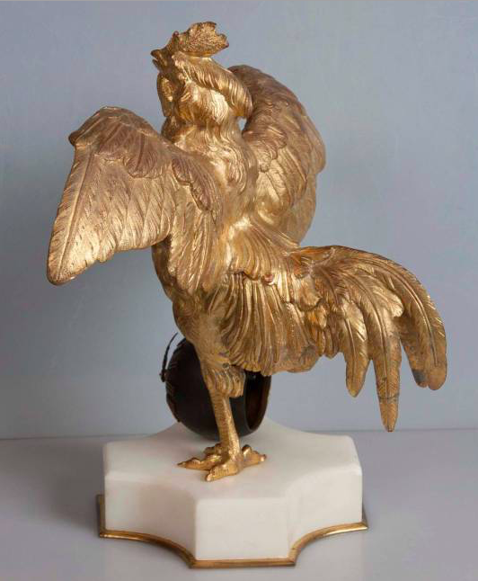 19th Century French Rooster Clock