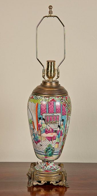 Famille Rose Lamp
