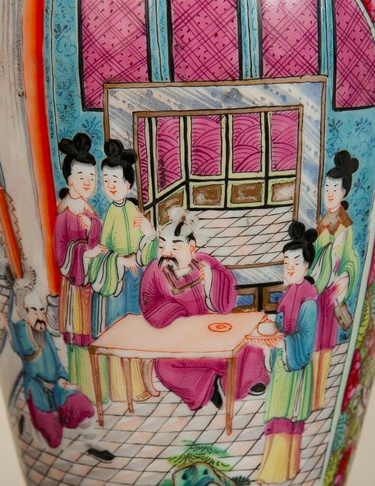 Famille Rose Lamp