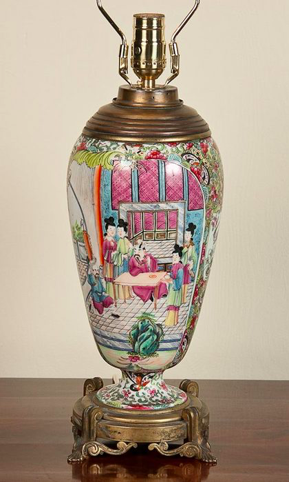 Famille Rose Lamp
