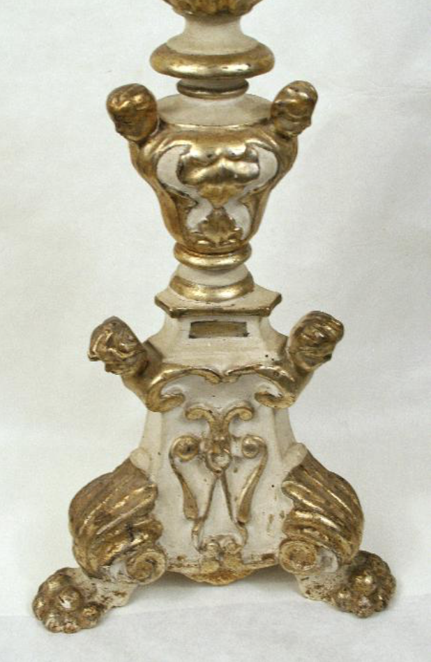 Carved Giltwood Candlestick