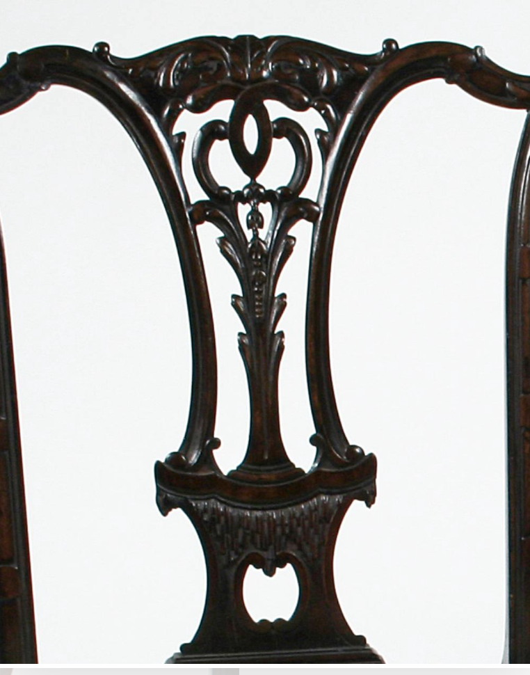 Chippendale Style Chairs - Set of Six