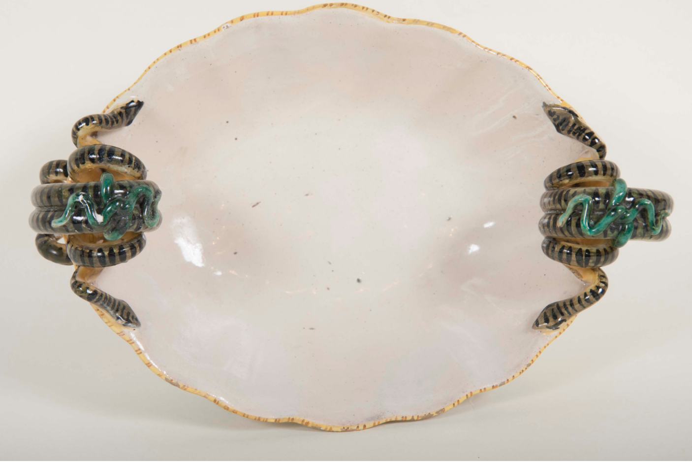Majolica Compote by Cantagalli