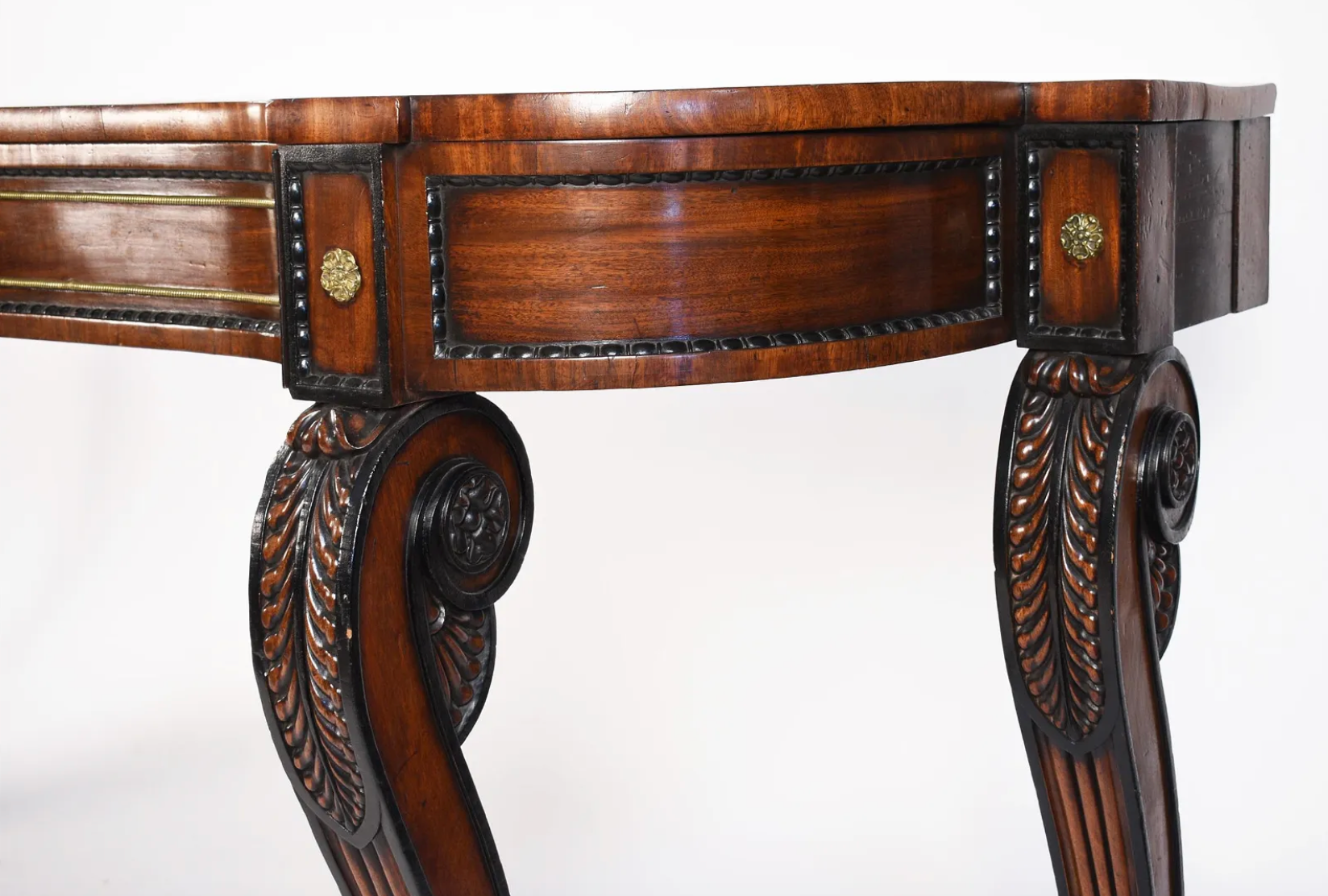 A English Regency Mahogany Side Board