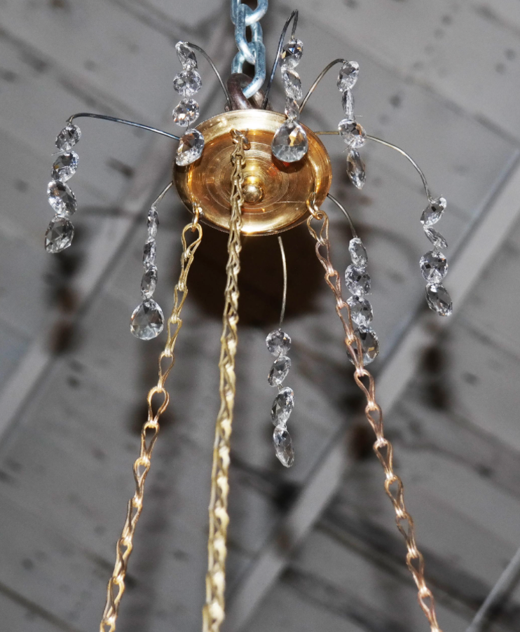 A 19th century Swedish Neoclassical Hall Lantern